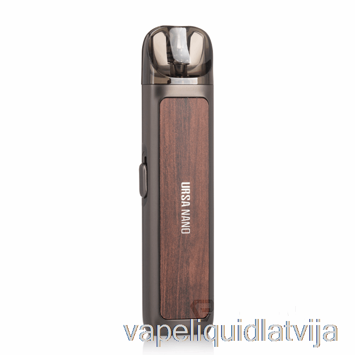 Pazaudēts Vape Ursa Nano Pod Komplekts Gunmetāla / Riekstkoka Koka Vape šķidrums